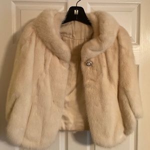 White Mink Cape